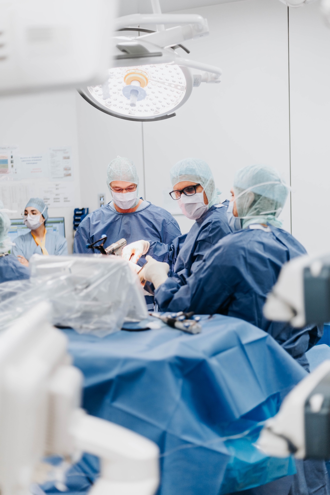 Surgical team at work